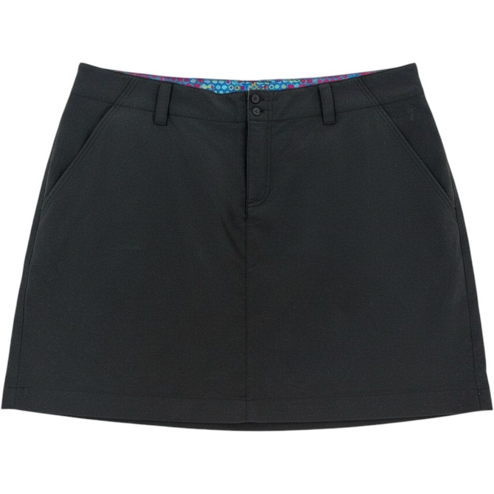 LPGA Collection Womens Black Golf Skort Size 16 Active Skirt Pockets RN 112545